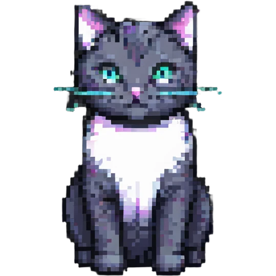 pixel art cat emoji