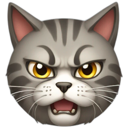 super angry cat emoji