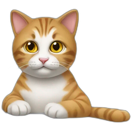 cat writing computer program emoji