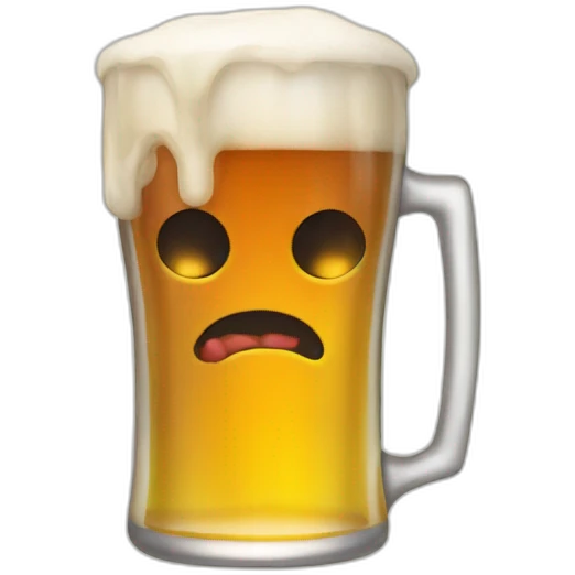 Démon drink beer emoji