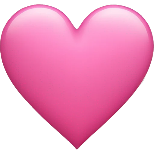 Pink heart  emoji