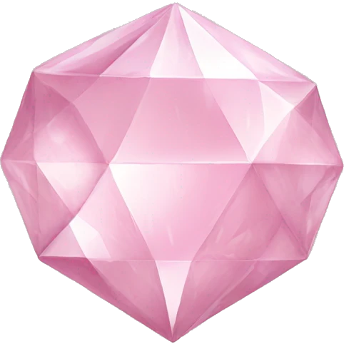 Pastel pink jewel emoji
