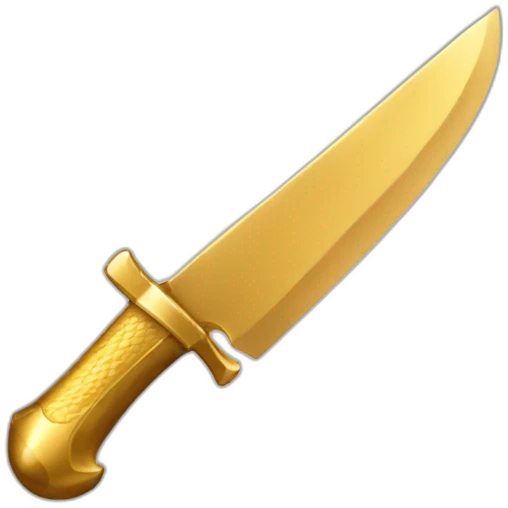 golden knife emoji