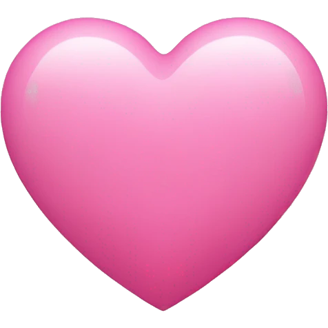 Pink heart emoji