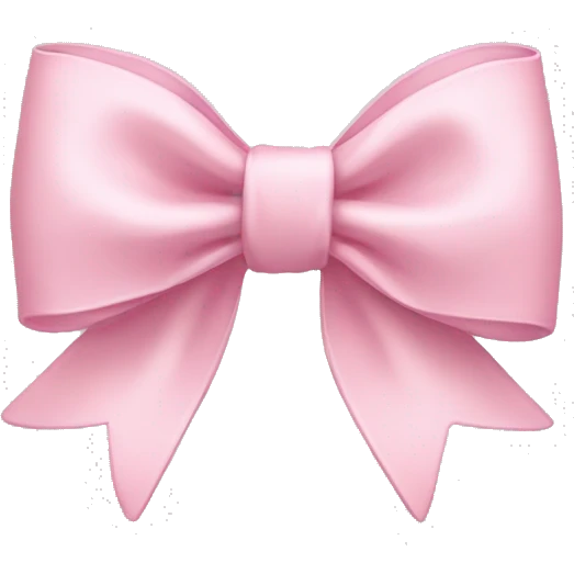 Light Pink bow emoji