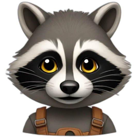 Racoon city emoji