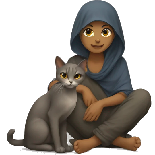 Hayaf with cat emoji