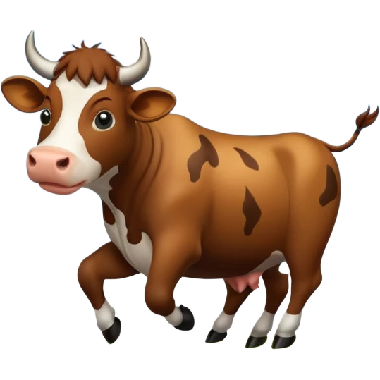 A tornado with a cow emoji