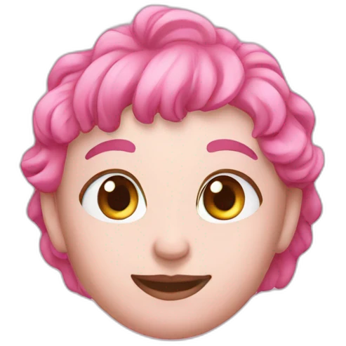 pink not emoji