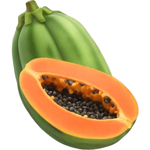 Papaya emoji