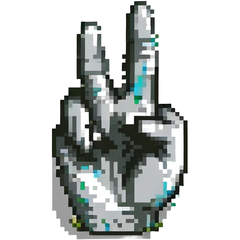 hand making the 'rock on' gesture, heavy metal fan style emoji