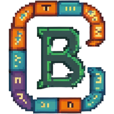 S.R CRYPTO text in retro gaming pixel font emoji