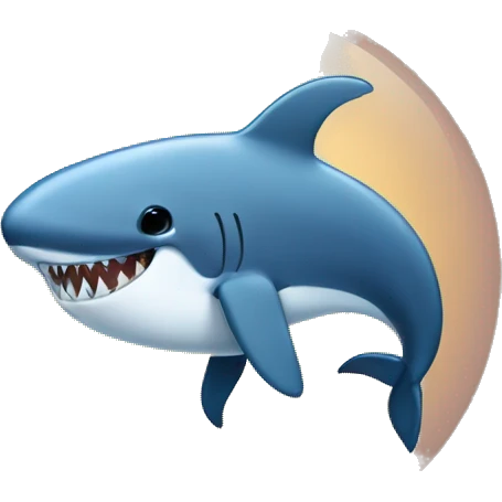 whale with shark teeth emoji