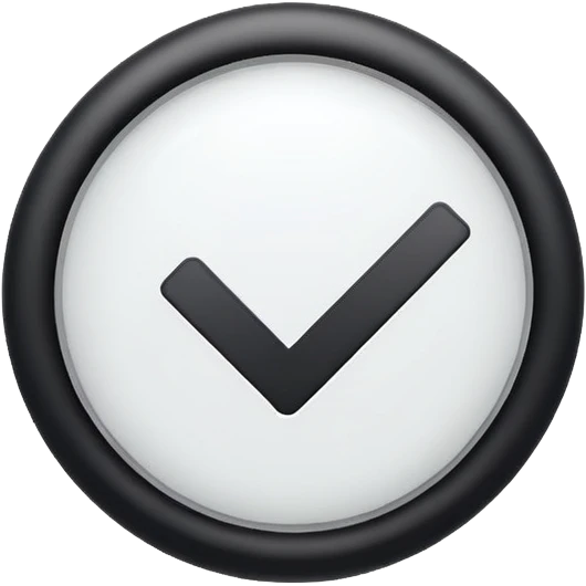 галочка как в тик токе emoji