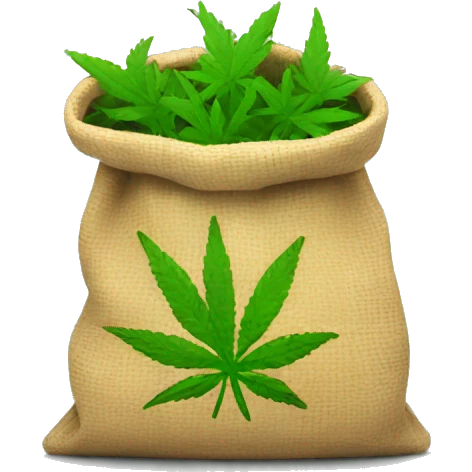 Weed bag  emoji