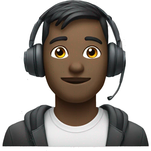 coinbase employee that has a headset on emoji