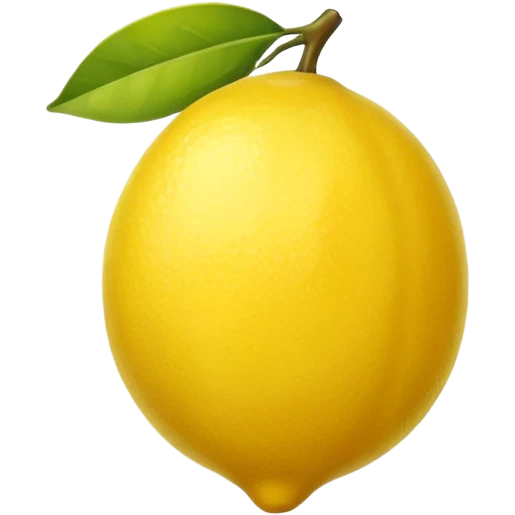 single lemon emoji
