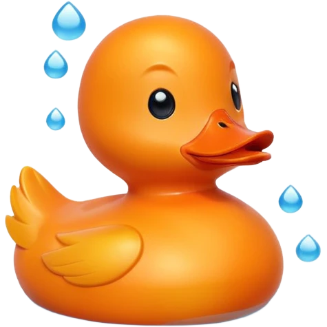 orange toy duck emoji