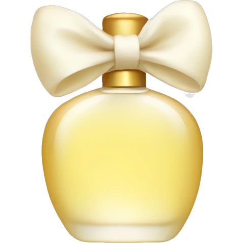 vanilla perfume with a bow emoji