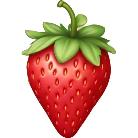 Coquette strawberry emoji