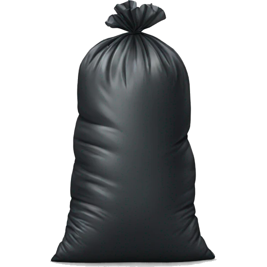 innocent trash bag emoji