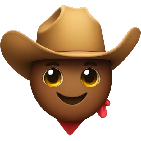 An heart with a cowboy hat emoji