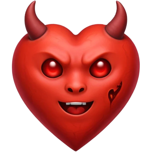 devil heart emoji