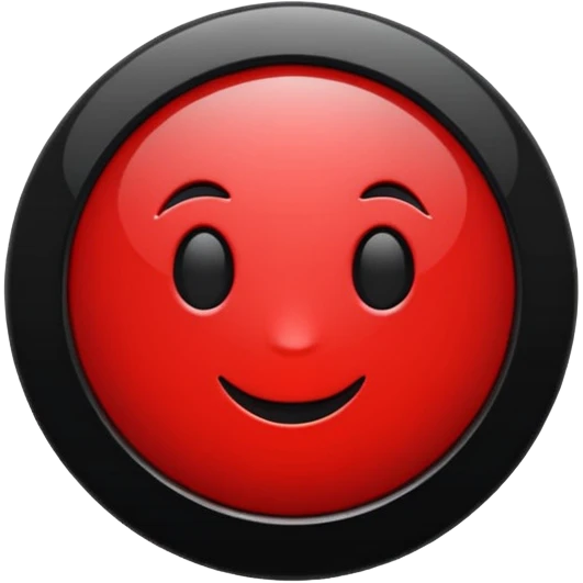 black and red internet Icon emoji