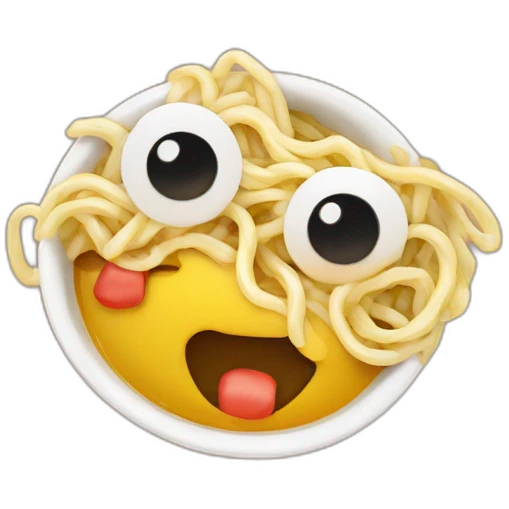 ramen on stick emoji