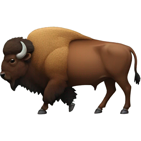 bison emoji