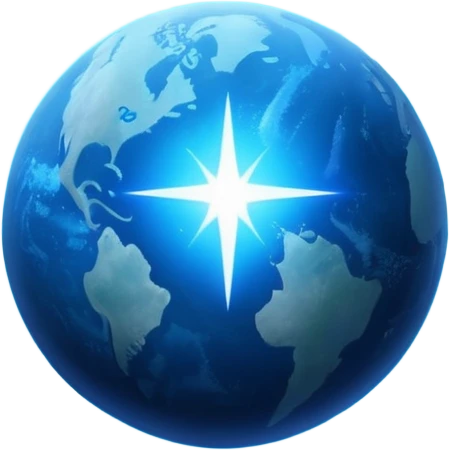 The image is a sci-fi poster with glowing blue text that reads “STAR BLAST.” A bright blue planet or star glows at the bottom, giving the design a futuristic, space-themed look. dont foget the text  emoji