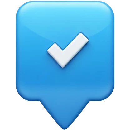 Instagram mavi tiki emoji