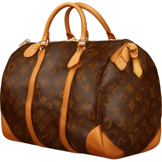 louis vuitton duffle bag emoji