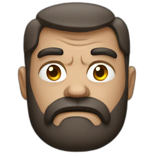 grumpy emoji