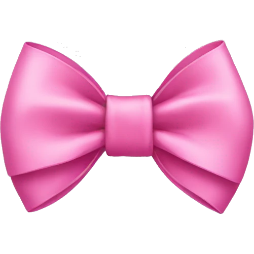 Pink bow emoji