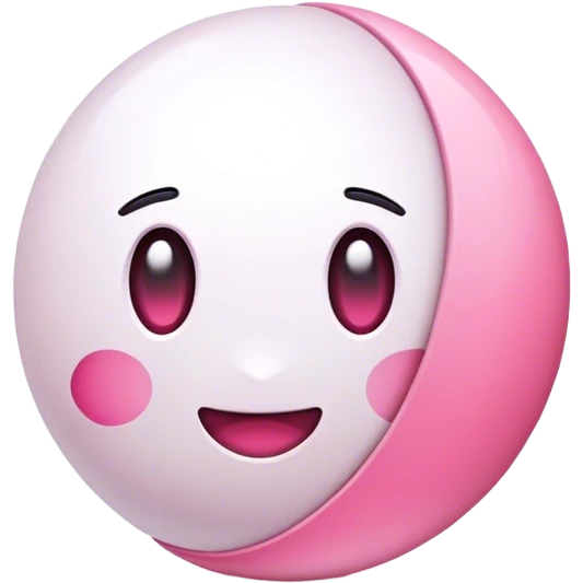 White pink emoji