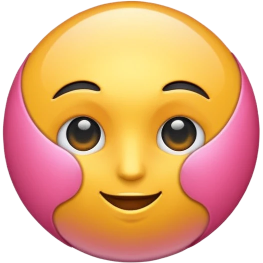 Sol rosa emoji
