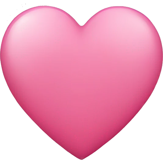 Pink heart emoji