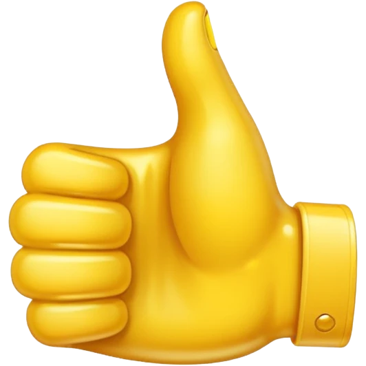 thumbs up emoji, positive and bold emoji