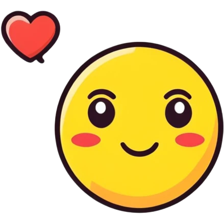 emoji with heart eyes and looking very attracted emoji
