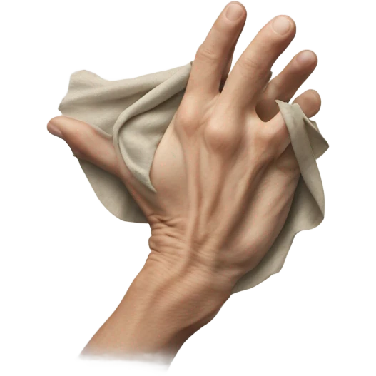 hand discarding clothing emoji