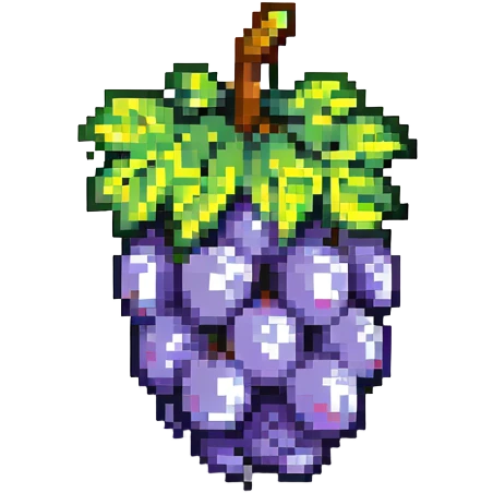 one single grape emoji