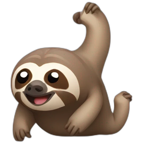 sloth farting emoji
