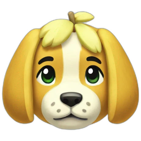 Isabelle animal crossing emoji
