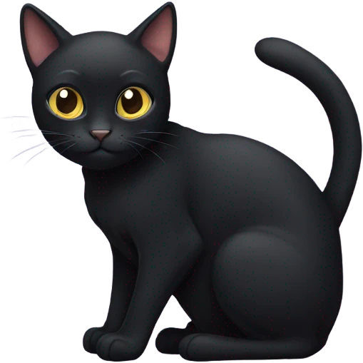 black cat emoji