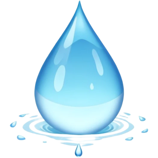 water falling on the ground emoji