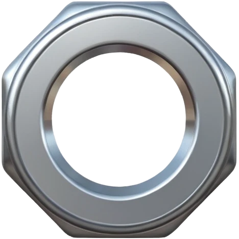 1 hex nut emoji