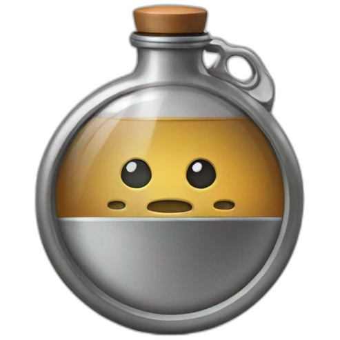 Flask MAC coine emoji