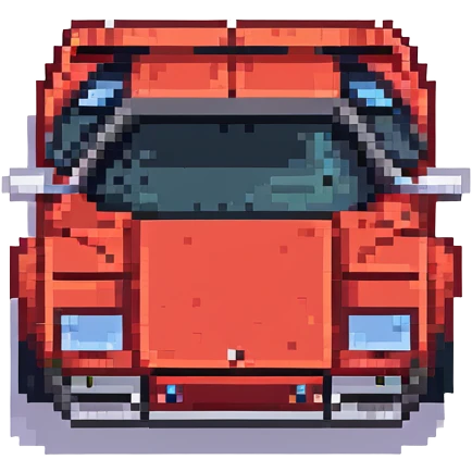 красная Lamborghini Countach, no background emoji