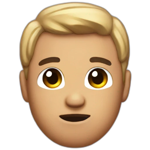 among us big head emoji